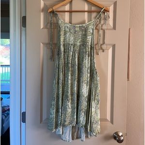 Indah bandeau/high low mini dress size M